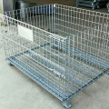 Galvanized Folding Wire Storage Basket